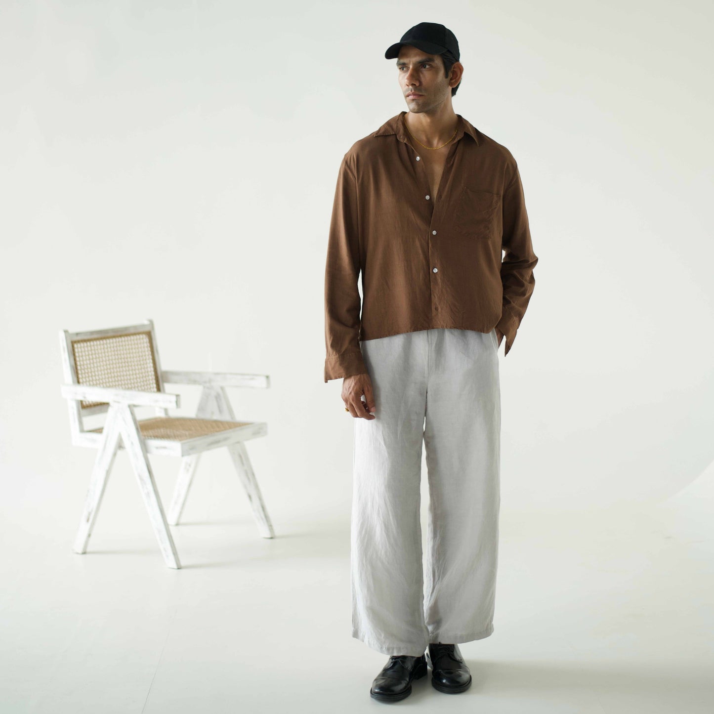 Drawstring Linen Trousers