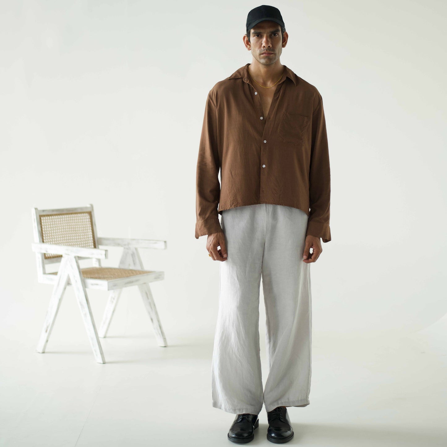 Drawstring Linen Trousers