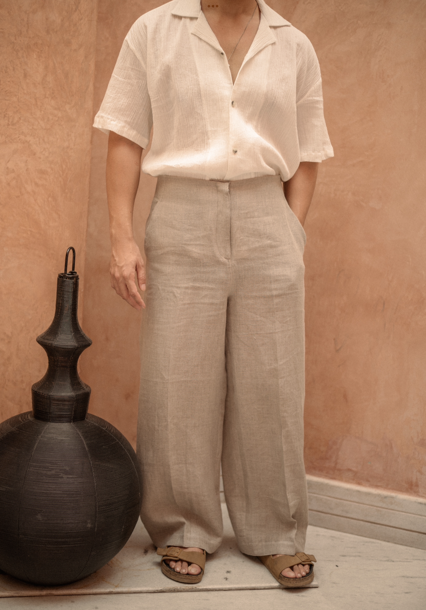 90s Linen Trousers